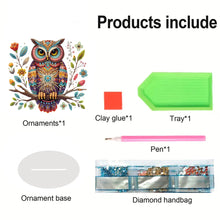 Load image into Gallery viewer, Double Sided Owl Desktop Diamond Painting Art Kits for Home Office Decor
