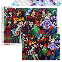 Load image into Gallery viewer, Diamond Painting - Full Round - disney villain syndicate (80*55CM)
