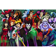 Load image into Gallery viewer, Diamond Painting - Full Round - disney villain syndicate (80*55CM)
