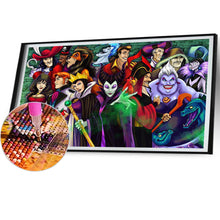 Load image into Gallery viewer, Diamond Painting - Full Round - disney villain syndicate (80*55CM)
