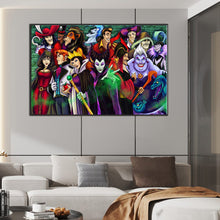 Load image into Gallery viewer, Diamond Painting - Full Round - disney villain syndicate (80*55CM)
