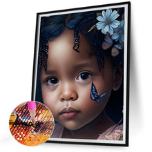 Load image into Gallery viewer, Diamond Painting - Full Round - Black girl (30*40CM)
