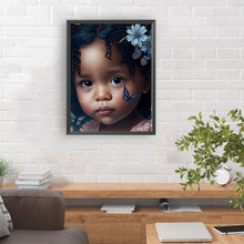 Load image into Gallery viewer, Diamond Painting - Full Round - Black girl (30*40CM)
