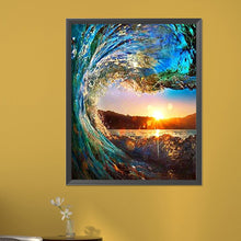 Load image into Gallery viewer, Diamond Painting - Full Square - Wave (40*50CM)
