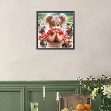 Load image into Gallery viewer, Diamond Painting - Full Square - Little girl (30*30CM)
