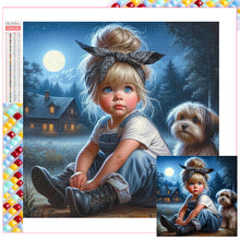 Load image into Gallery viewer, Diamond Painting - Full Square - Little girl (30*30CM)
