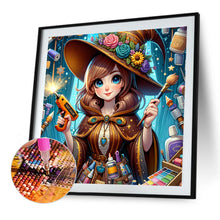 Load image into Gallery viewer, Diamond Painting - Full Round - Art girl (40*40CM)
