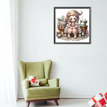 Load image into Gallery viewer, Diamond Painting - Full Round - Gnome girl (40*40CM)
