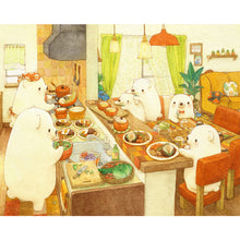 Load image into Gallery viewer, Diamond Painting - Full Round - Polar bear family (50*40CM)
