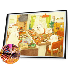 Load image into Gallery viewer, Diamond Painting - Full Round - Polar bear family (50*40CM)
