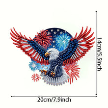 Load image into Gallery viewer, Acrylic Eagle 5D DIY Diamond Painting Dots Pendant for Wall Garden Window Decor
