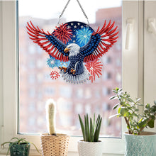 Load image into Gallery viewer, Acrylic Eagle 5D DIY Diamond Painting Dots Pendant for Wall Garden Window Decor
