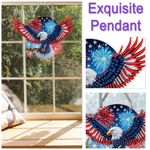 Load image into Gallery viewer, Acrylic Eagle 5D DIY Diamond Painting Dots Pendant for Wall Garden Window Decor
