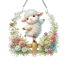Load image into Gallery viewer, Acrylic Sheep 5D DIY Diamond Painting Dots Pendant for Wall Garden Window Decor
