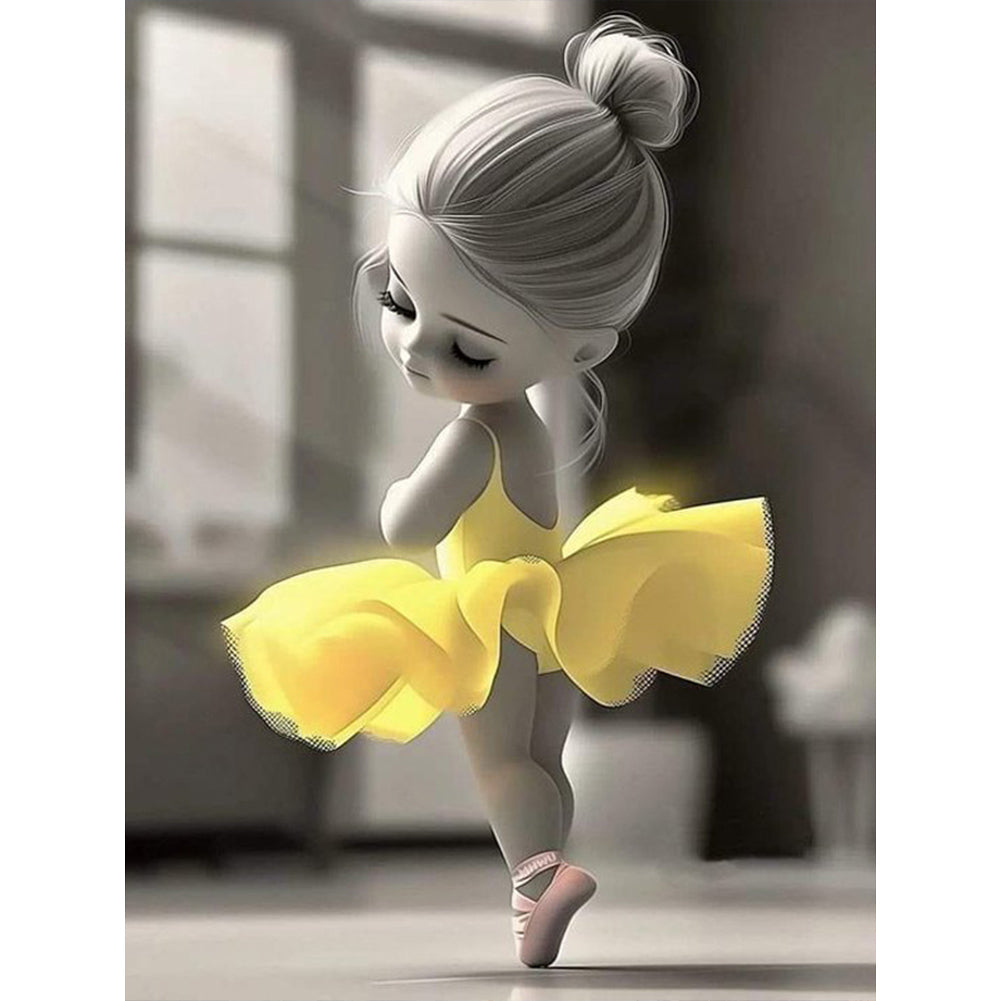 Diamond Painting - Full Round - Ballet girl (30*40CM)