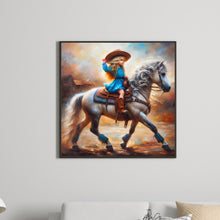 Load image into Gallery viewer, Diamond Painting - Full Round - Cowboy girl (30*30CM)
