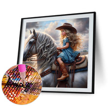 Load image into Gallery viewer, Diamond Painting - Full Round - Cowboy girl (30*30CM)
