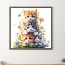 Load image into Gallery viewer, Diamond Painting - Full Round - Cute cat (30*30CM)

