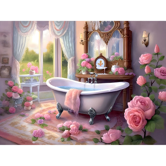 Diamond Painting - Full Round - Bathtub (40*30CM)