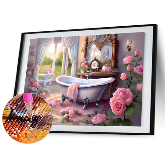 Diamond Painting - Full Round - Bathtub (40*30CM)