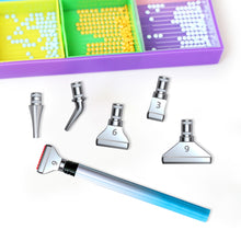 Load image into Gallery viewer, Diamond Painting Pen 5D DIY Diamond Painting Pen with 6 Clay for Kids Adults
