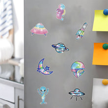 Load image into Gallery viewer, 8Pcs Special Shape Alien Diamond Painting Fridge Magnet for Fridge Whiteboards
