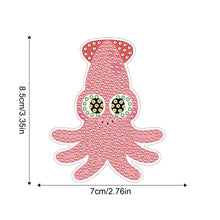 Load image into Gallery viewer, 8Pcs Special Shape Ocean Animals Diamond Painting Fridge Magnet for Home Decor
