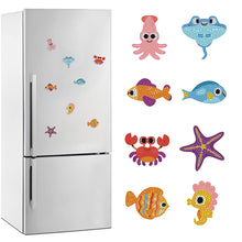 Load image into Gallery viewer, 8Pcs Special Shape Ocean Animals Diamond Painting Fridge Magnet for Home Decor
