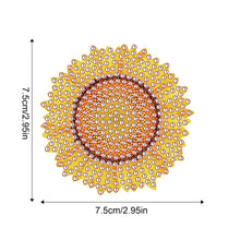 Load image into Gallery viewer, 8Pcs Special Shape Sunflowers Butterflies Diamond Painting Fridge Magnet
