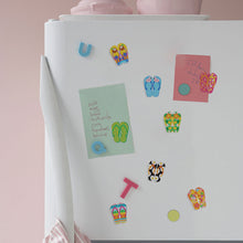 Load image into Gallery viewer, 8Pcs Special Shape Beach Slippers Diamond Painting Fridge Magnet for Home Decor
