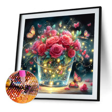 Load image into Gallery viewer, Diamond Painting - Full Square - Glowing flowers (40*40CM)
