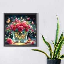 Load image into Gallery viewer, Diamond Painting - Full Square - Glowing flowers (40*40CM)
