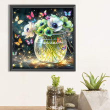 Load image into Gallery viewer, Diamond Painting - Full Square - Glowing flowers (40*40CM)
