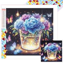 Load image into Gallery viewer, Diamond Painting - Full Square - Glowing flowers (40*40CM)
