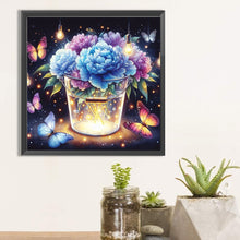 Load image into Gallery viewer, Diamond Painting - Full Square - Glowing flowers (40*40CM)
