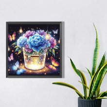 Load image into Gallery viewer, Diamond Painting - Full Square - Glowing flowers (40*40CM)
