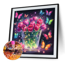 Load image into Gallery viewer, Diamond Painting - Full Square - Glowing flowers (40*40CM)
