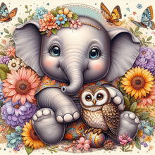 Load image into Gallery viewer, Diamond Painting - Full Square - Elephant (40*40CM)
