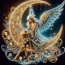 Load image into Gallery viewer, 4pcs Partial Special Diamond Painting Set - Moonlight goddess (30*30CM)
