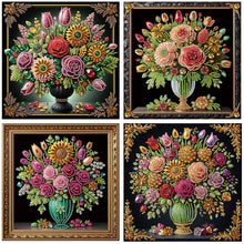 Load image into Gallery viewer, 4pcs Partial Special Diamond Painting Set - Dark vase (30*30CM)
