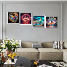 Load image into Gallery viewer, 4pcs Round Diamond Painting Set - Ballet girl (30*30CM)
