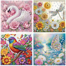 Load image into Gallery viewer, 4pcs Partial Special Diamond Painting Set - Animal series (30*30CM)
