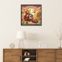 Load image into Gallery viewer, Diamond Painting - Partial Special Shaped - Cute ladybug (30*30CM)
