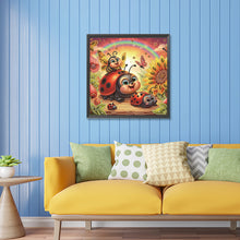 Load image into Gallery viewer, Diamond Painting - Partial Special Shaped - Cute ladybug (30*30CM)
