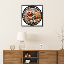 Load image into Gallery viewer, Diamond Painting - Partial Special Shaped - Cute ladybug (30*30CM)
