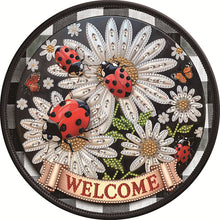 Load image into Gallery viewer, Diamond Painting - Partial Special Shaped - Cute ladybug (30*30CM)
