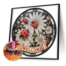 Load image into Gallery viewer, Diamond Painting - Partial Special Shaped - Cute ladybug (30*30CM)

