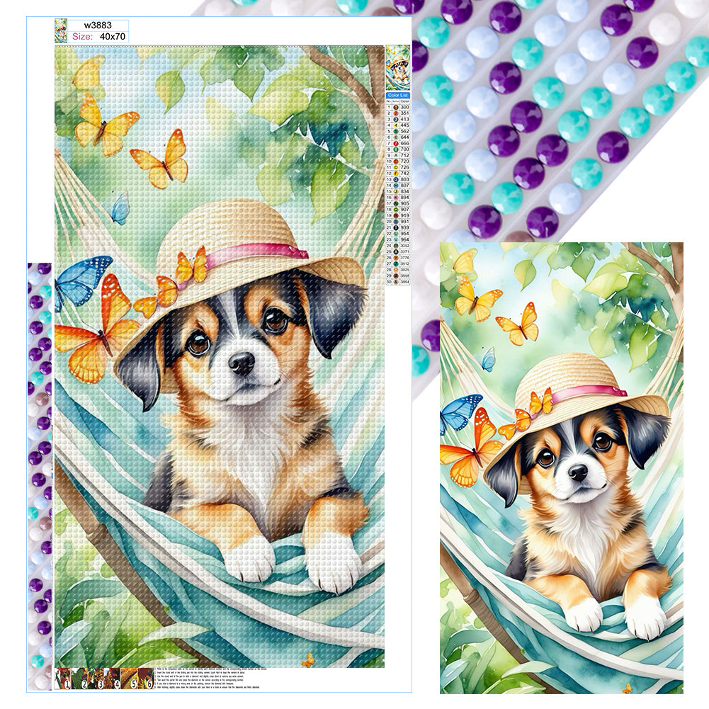 Diamond Painting - Full Round - Puppy (40*70CM)