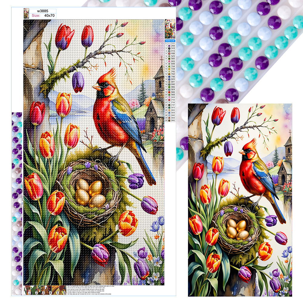 Diamond Painting - Full Round - Bird (40*70CM)