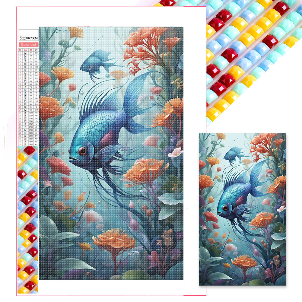 Diamond Painting - Full Square - Fish (40*70CM)